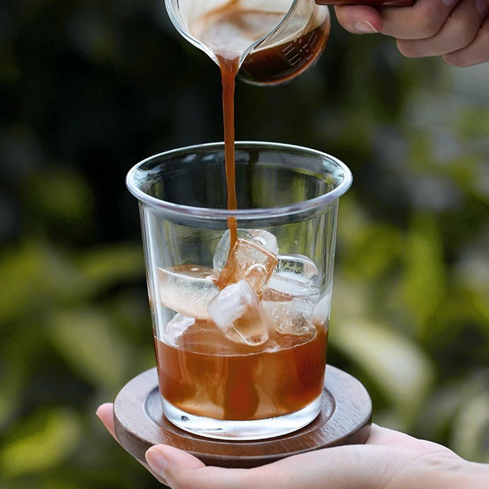 Transparent Glass Coffee Glass Home Milk Cup Breakfast Cup Milk Tea Cup High Value Water Cup