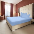 thumbnail image 1 of EGNMCR Double Bed Set Fitted Sheet Pillowcases Non Slip Fixed Bed Cover All Inclusive Mattress Protection Bed Cover Soft Fiber With Two Pillow Cases Home Textile Set Home textile, 1 of 7