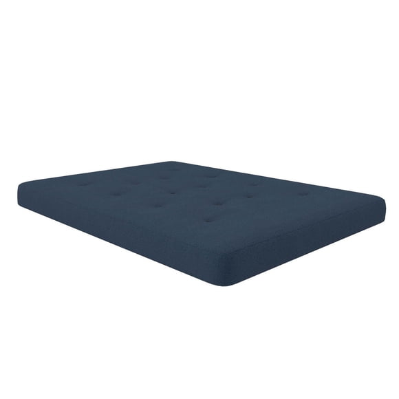 Matelas futon à ressorts Trule de Signature Sleep, taille standard, housse en microfibre, format deux places, bleu