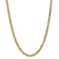 thumbnail image 1 of 14k Yellow Gold 26 Inch 6.25mm Curb Chain Necklace Pendant Charm Beveled, 1 of 8