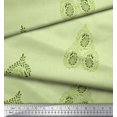 thumbnail image 3 of Soimoi Rayon Fabric Leaves & Paisley Block Printed Fabric 1 Yard 42 Inch Wide, 3 of 3