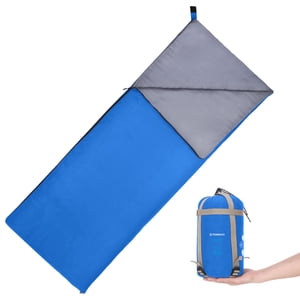 TOMSHOO Ultralight Sleeping Bag for Adults Outdoor Envelope Sleeping Bag for Warm Weather Camping Backpacking