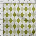 thumbnail image 3 of oneOone Polyester Spandex Light Green Fabric Check Argyle Sewing Craft Projects Fabric Prints By Yard 56 Inch Wide, 3 of 4