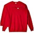 thumbnail image 3 of Hanes Chandail Molletonné à Col Rond ComfortBlend EcoSmart pour Hommes - Meilleur Vendeur, 5TG, Rouge Foncé, 3 of 5