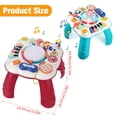 thumbnail image 3 of Jouet pour Bébé Table d'Activités Musicale Multifonctionnelle/apprentissage Développement Éducation Précoce, 3 of 5