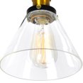 thumbnail image 4 of CWI Lighting Eustis 2 Light Wall Sconce Black Gold Brass Finish, 4 of 6