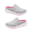 thumbnail image 2 of 1 Paire Femmes Portable Style Décontracté Maille Design Simple Couvre-Mules Voyage Respirant Design Simple Pantoufle Sandale Chaussures Gris Rose Taille 35, 2 of 9