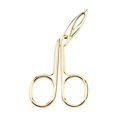 thumbnail image 4 of Bunblic 2xScissors Poignée Épilation des Sourcils Décapant Confortable Poignée Outils de Maquillage Épilation Tondeuse, Aureate, 3 Pcs, 4 of 8