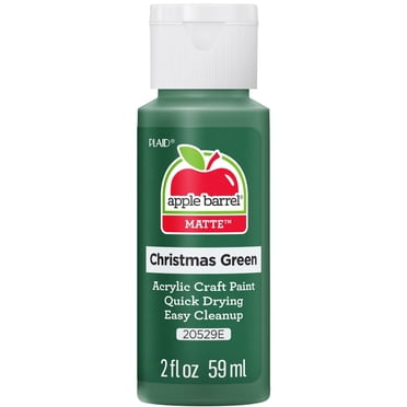 Peinture acrylique mate Apple Barrel Colors, 2 fl oz (59 mL), Vert de Noël