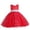 Red, variant on hoksml Summer Dresses, Girls Dresses, Kids Dress Girls Sleeveless Princess Dress Bow Tie Lace Flowers Mesh Dress Tufted Dress Clearance