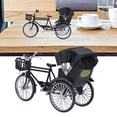 thumbnail image 4 of 3 Wheel Rickshaw Model, Cute Style Rickshaw Model Decorative Interesting  For Home Black,Green, 4 of 8