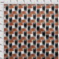 thumbnail image 3 of oneOone Viscose Chiffon Fabric Brush Stroke Ikat Decor Fabric Printed BTY 42 Inch Wide, 3 of 4