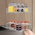 thumbnail image 1 of 2 Tier Kitchen Slide Out Cabinet Spice Rack Organizer, Pull Out under Cabinet Sliding Shelf, 1 of 7