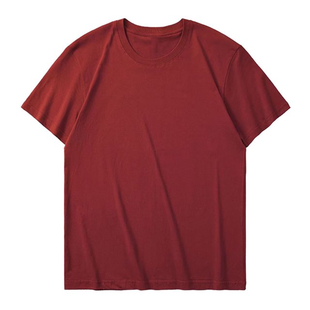 Pisexur T Shirts for Man , Hommes Couleur Unie Mode Décontractée Ventilée Col Rond Exercice Manches Courtes Haut Vin,P Chemises de Golf Hommes & Chemises Hommes