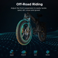 thumbnail image 4 of Engwe EP-2 Pro 750W Motor Folding Electric Bike for Adults,48V 13A Removable Battery,Grey, 4 of 5