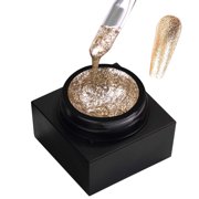 EGNMCR Nail Polish Glue, High Density, Can Be Painted, Metal Sericin, High Texture, Liquid Metal 5ml Nail Shine