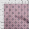 thumbnail image 1 of oneOone Silk Tabby Fabric Stripe & Diamond Geometric Print Sewing Fabric BTY 42 Inch Wide, 1 of 4