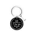 thumbnail image 4 of XZNGL Creative DIY to My SON Black Stainless Steel Last Name 26 Letter Keychain 2.5cm, 4 of 8