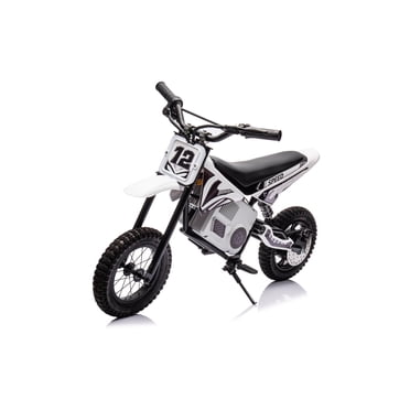 White 36V Electric Dirt Bike For Teens 350W Powerful Silent Motor