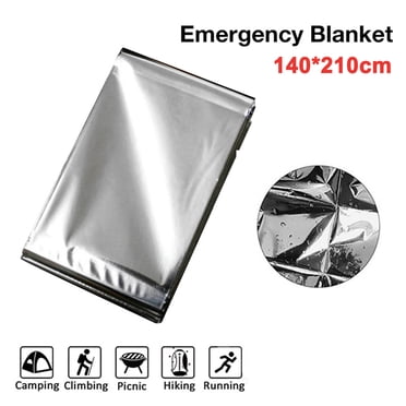 RKSTN Weighted Blanket Home Spare Silver First Aid Insulation Blanket Waterproof Sunscreen Lifesaving Emergency Blanket 1PC Waterproof Blanket