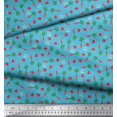 thumbnail image 3 of Soimoi Velvet Fabric Text,Tomato & Carrot Vegetable Print Fabric by The Yard 58 Inch Wide, 3 of 3