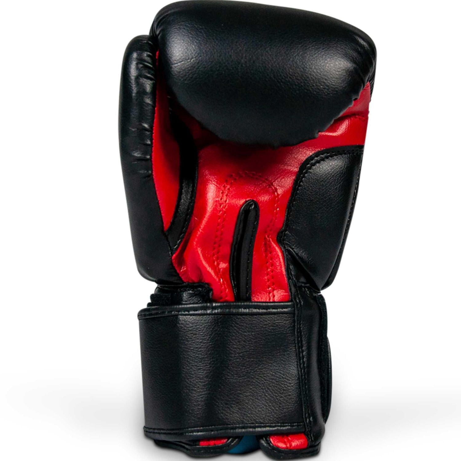 Iron Body Fitness Training Series Boxing Gloves, 12 oz Vinyl Training Gloves, Red/Black