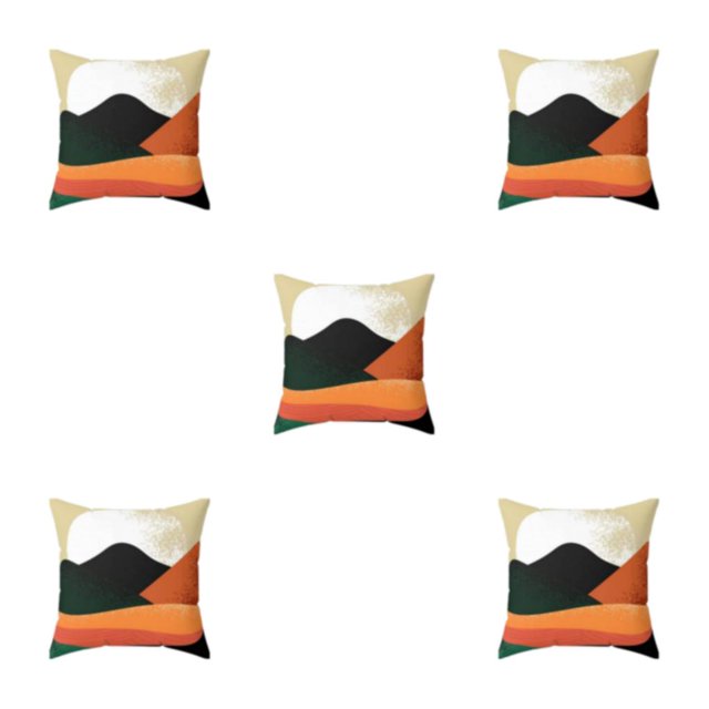 maskred Soft And Durable Throw Pillows Covers Are Easy To Clean And Fit Home Decoration W0134-10 5Set