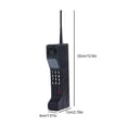 thumbnail image 3 of Bar Retro Telephone Model Metal Vintage Classic Brick Props Photography Fashioned Mobile Phone Crafts Old Decora Cell X8R3 Phone, 3 of 4