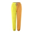 thumbnail image 4 of LUOGENLI Female Casual Pants Women's Fashion Casual Pants Matching Color Solid Color Printed Pair Pants Leg Girdle Pants Sports Sweatpants Women's Casual Pants Stretch Dark Purple M, 4 of 4