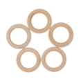 thumbnail image 3 of 20Pcs Natural Wooden Rings For Craft DIY Pendant Connectors Jewelry Making , Wood, 35mm 35mm 20pcs, 3 of 8