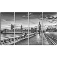 thumbnail image 2 of Beautiful Black and White London View - Cityscape Canvas Print, 2 of 3