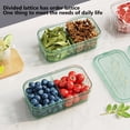thumbnail image 4 of Hearth & Gear Kitchen Refrigerator Rectangular Crisper Microwave Heat Lunch Food Lunch Fruit Storage Sealed Reusable Zip Bags Silicone Beeswax Food Wraps Storage Snack Bags Freezer Slider Funnel Stand, 4 of 7