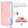 thumbnail image 3 of OnePlus 8 Pro Case, iCoverCase Genuine Leather Wallet Case Slim Fit Folio Book Design with Stand and Card Slots Flip Case Cover for OnePlus 8 Pro (Pink), 3 of 5