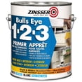 thumbnail image 1 of Zinsser® Bulls Eye Water-Based Primer, Tintable White, 3.78 L, 1 of 1