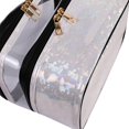 thumbnail image 2 of Double Layer Cosmetic Bag Makeup Bag Toiletry Bag Hanging Wash Transparent White, 2 of 9