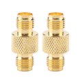 thumbnail image 1 of RF Adapter, Coaxial Adapter, Coaxial Coax Adapter, 2 Pcs/Set Practical Durable Electronics Parts For Coaxial Cable RF Applications Electronics Accessories, 1 of 8