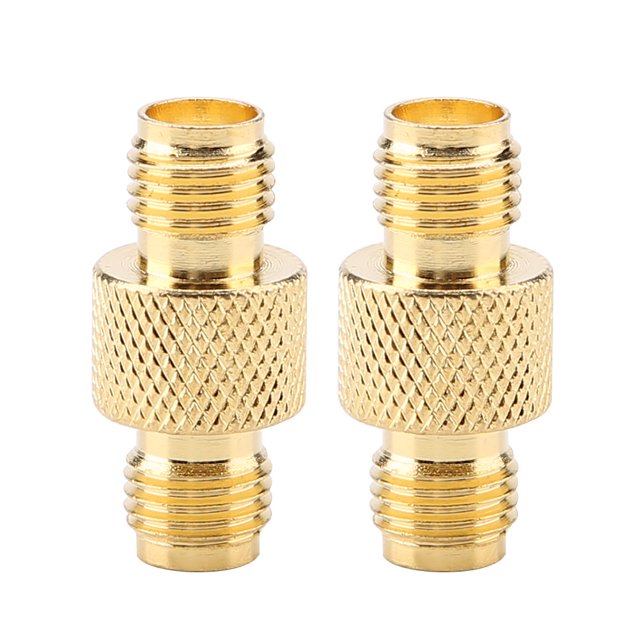 RF Adapter, Coaxial Adapter, Coaxial Coax Adapter, 2 Pcs/Set Practical Durable Electronics Parts For Coaxial Cable RF Applications Electronics Accessories