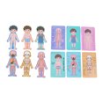 thumbnail image 3 of Puzzle Toy, Abrasion Resistant   Non- Body Structure Puzzle Toy, Safe Bright Color Wood Non-Odorous For Children Playing Girls Boys MG-Boy Body Structure Puzzle, 3 of 8