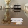 thumbnail image 2 of 2pcs Thermometer Box Small Plastic Temperature Measurement Tool Box Digital Thermometer Storage Box (14.5x3x1.5cm), 2 of 6