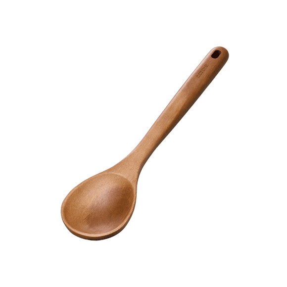 Carote Wooden Soup Ladle for Nonstick Cookware, Non Toxic Acacia Wood Kitchen Utensil for Cooking, Mixing, Scooping, BPA-Free