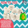 thumbnail image 4 of Party Craft Kit Jumbo Cute Critters Squishies (8 Unique Garden Animals) White Kawaii Scented Slow Rising Squishy Toys, Paint, Stress Relief Set, Kids Classroom, Summer Camp, Birthday Activity (4"-6"), 4 of 8