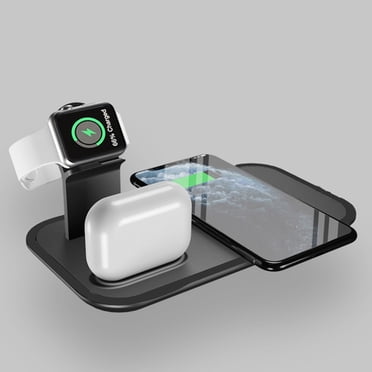 XZNGL Station de Chargement Sans Fil pour Téléphone Montre Station de Chargement pour Téléphone Station de Chargement pour Téléphone et Montre Station de Chargement Support de Station de Chargement Support de Station Chargeur Sans Fil, Station de Chargement Rapide Stat de Chargement pour Téléphone Montre