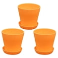 thumbnail image 2 of 3 Pcs Pots de Balcon en Résine Pp, Conception à Dessus Ouvert, Matériau Plastique Durable, Verdure Moderne, pour Jardins Domestiques, Jardinières d'Extérieur, Résistant aux Intempéries, Grande Capacité, Déco de Jardin, Jardinières de Patio Hzhnb, 2 of 7