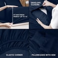 thumbnail image 4 of King Bed Sheet Set Piece Bedding Soft Brushed Microfiber Fabric Shrinkage & Fade Easy Care (), 4 of 7