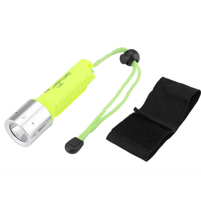 Équipement de Plongée Extérieur Lampe de Poche, Torche, Haute Luminosité pour Camping Randonnée