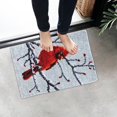 thumbnail image 1 of Wolf Latch Hook Rug Sewing Craft Festival Punch Handmade Crochet Carpet Rug 60x40cm Craft Set for Adults Red Bird, 1 of 8