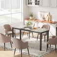 thumbnail image 3 of AKDSteel Computer Desk, Large Home Office Desk With Black Metal Frame, Modern Simple Style, 3 of 8