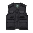 thumbnail image 1 of Jackets for Men Mens Work Clothes Jacket Solid Color Stand Collar Multiple Pockets Outdoor Sports Photography Leisure Coat, 1 of 1