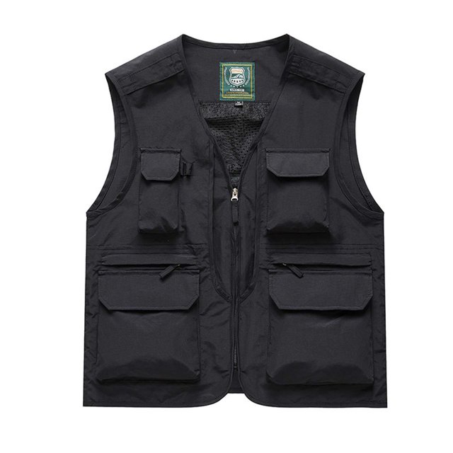 Jackets for Men Mens Work Clothes Jacket Solid Color Stand Collar Multiple Pockets Outdoor Sports Photography Leisure Coat