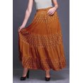 thumbnail image 2 of Bimba Jupes Maxi Imprimées Femmes Style Bohème Gitane Longue Jupe en Coton, 2 of 5